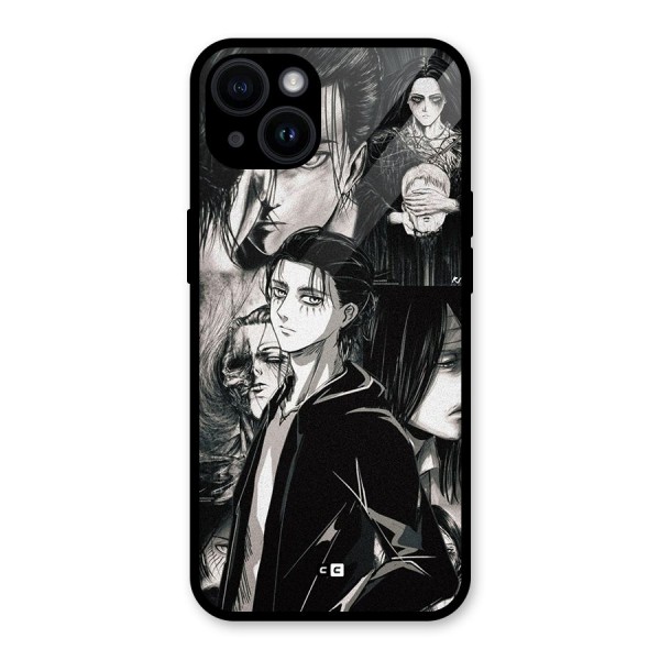 Eren Yeager Titan Glass Back Case for iPhone 14