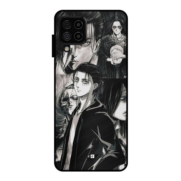 Eren Yeager Titan Metal Back Case for Galaxy A22 4G