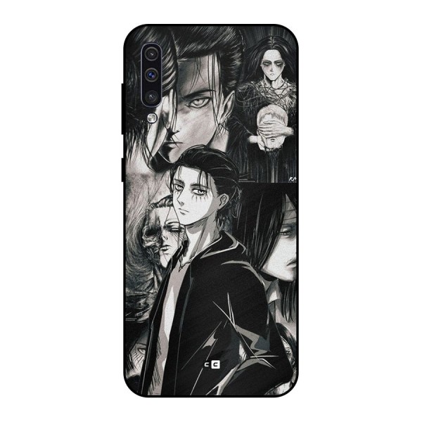 Eren Yeager Titan Metal Back Case for Galaxy A50