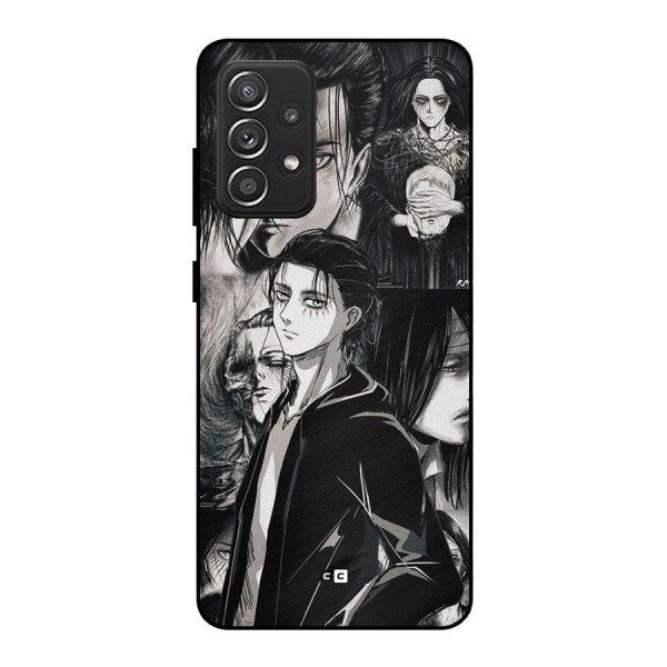 Eren Yeager Titan Metal Back Case for Galaxy A52