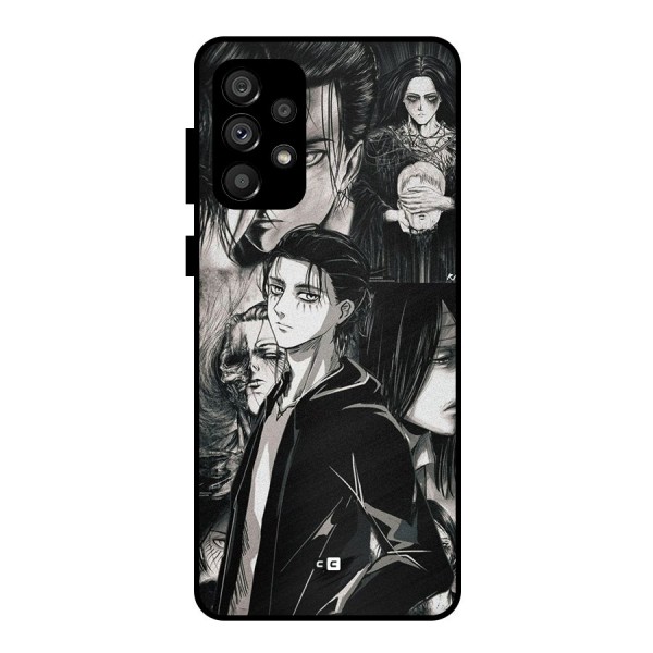 Eren Yeager Titan Metal Back Case for Galaxy A73 5G