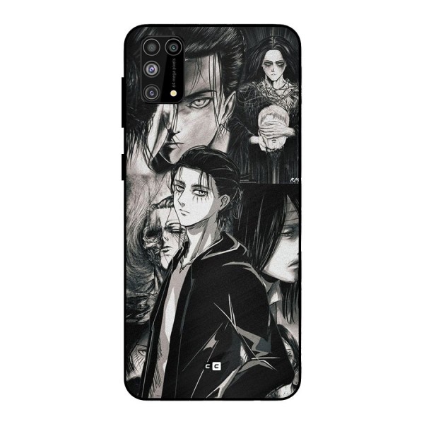 Eren Yeager Titan Metal Back Case for Galaxy M31