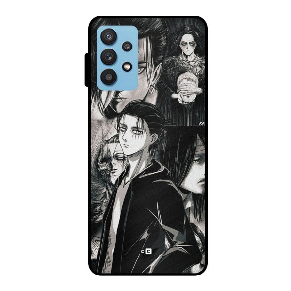 Eren Yeager Titan Metal Back Case for Galaxy M32 5G