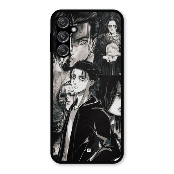 Eren Yeager Titan Metal Back Case for Galaxy M34 5G