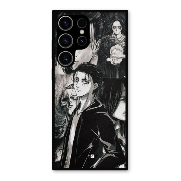 Eren Yeager Titan Metal Back Case for Galaxy S23 Ultra