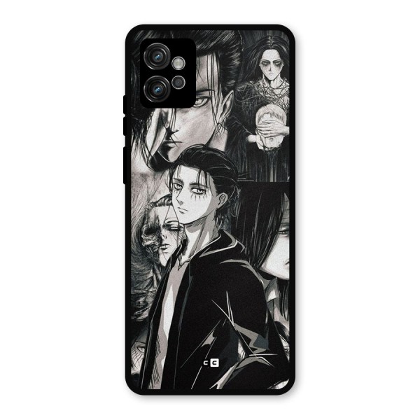 Eren Yeager Titan Metal Back Case for Moto G32