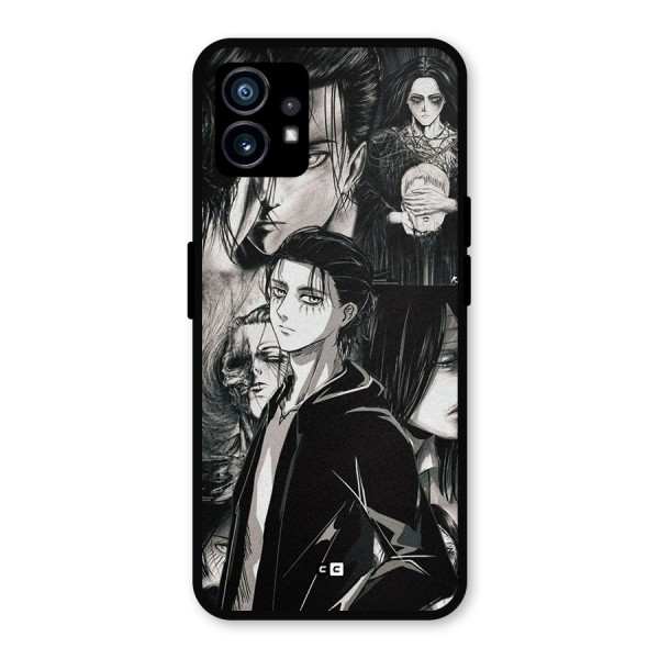 Eren Yeager Titan Metal Back Case for Nothing Phone 1