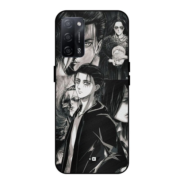 Eren Yeager Titan Metal Back Case for Oppo A53s 5G