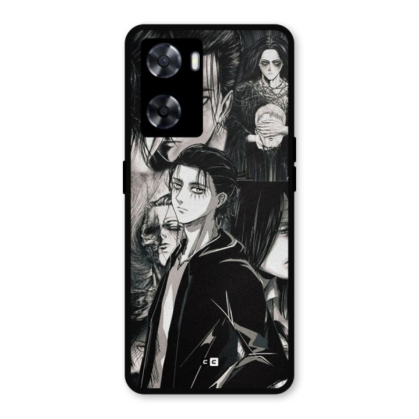 Eren Yeager Titan Metal Back Case for Oppo A57 2022