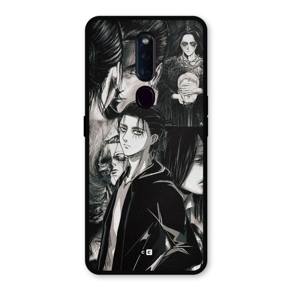 Eren Yeager Titan Metal Back Case for Oppo F11 Pro