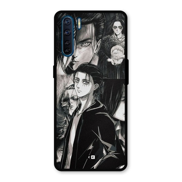 Eren Yeager Titan Metal Back Case for Oppo F15