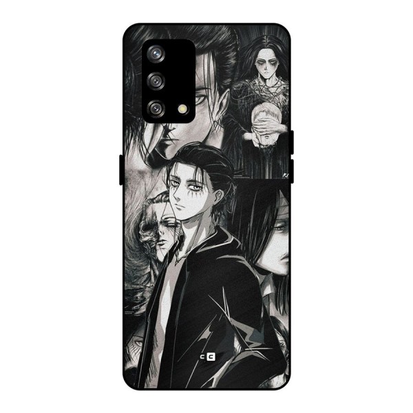 Eren Yeager Titan Metal Back Case for Oppo F19