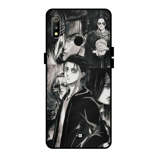 Eren Yeager Titan Metal Back Case for Realme 3