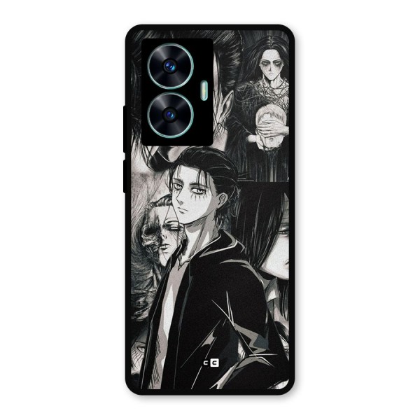 Eren Yeager Titan Metal Back Case for Realme C55