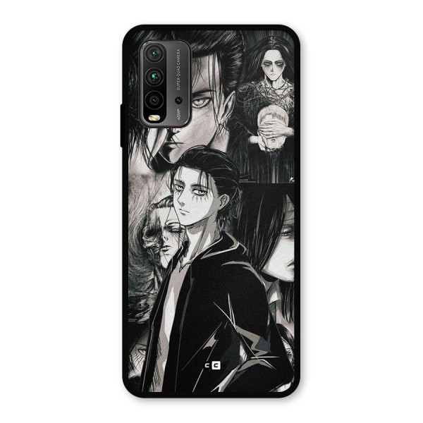 Eren Yeager Titan Metal Back Case for Redmi 9 Power