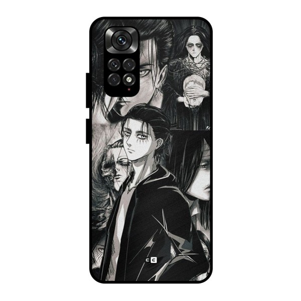 Eren Yeager Titan Metal Back Case for Redmi Note 11 Pro