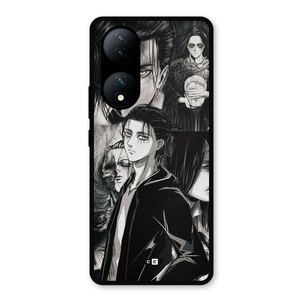 Eren Yeager Titan Metal Back Case for Vivo T2