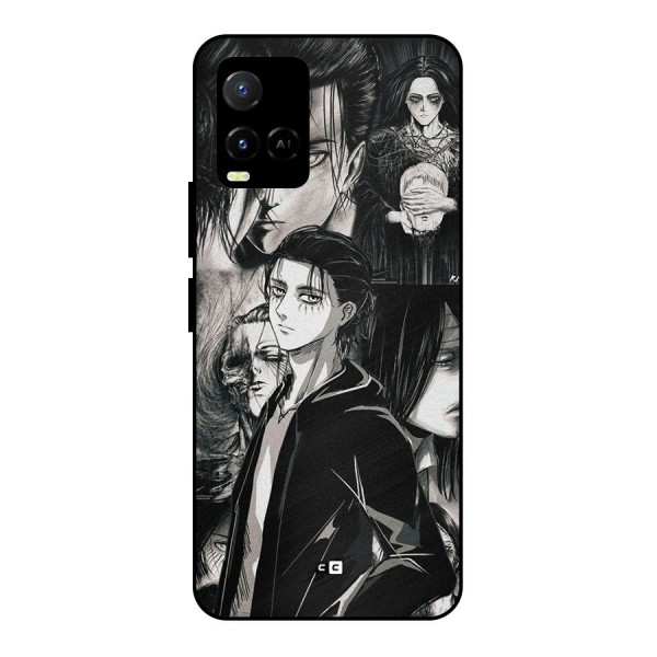 Eren Yeager Titan Metal Back Case for Vivo Y21