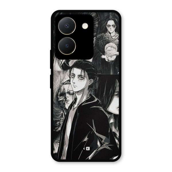 Eren Yeager Titan Metal Back Case for Vivo Y36