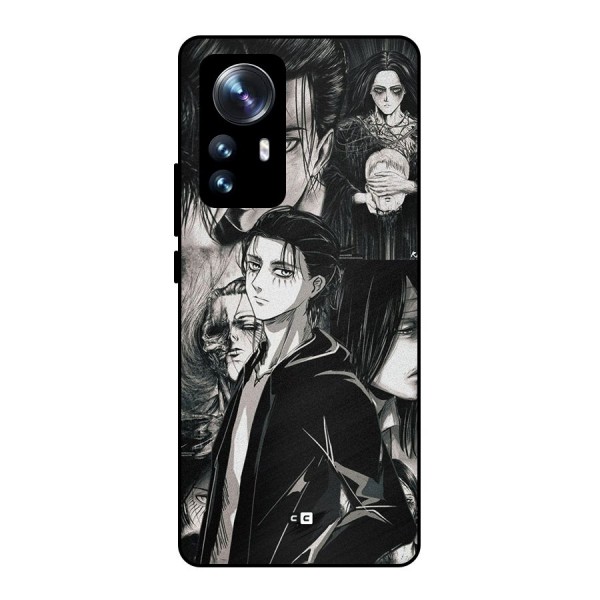 Eren Yeager Titan Metal Back Case for Xiaomi 12 Pro