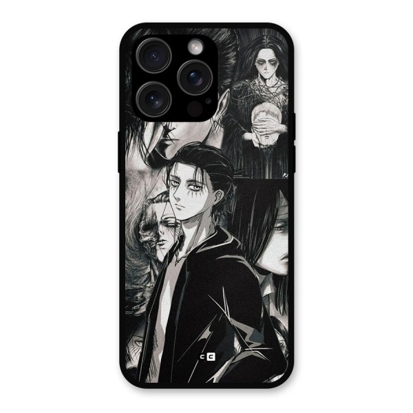 Eren Yeager Titan Metal Back Case for iPhone 15 Pro Max
