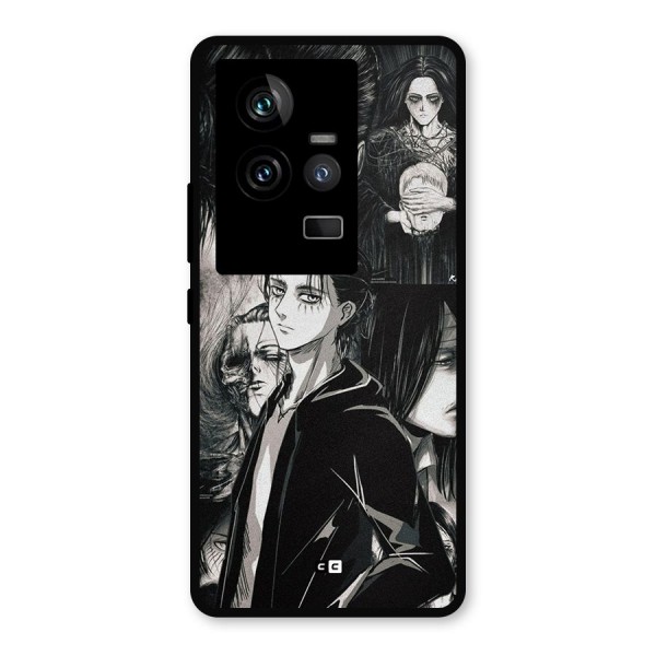 Eren Yeager Titan Metal Back Case for iQOO 11 5G