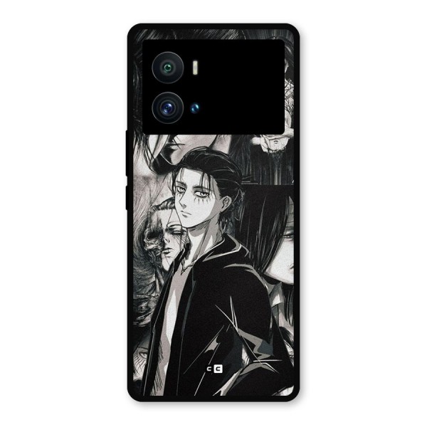 Eren Yeager Titan Metal Back Case for iQOO 9 Pro