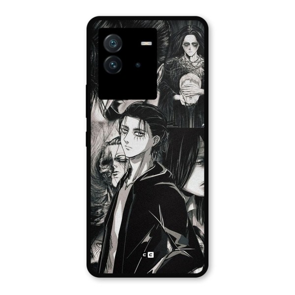 Eren Yeager Titan Metal Back Case for iQOO Neo 6 5G