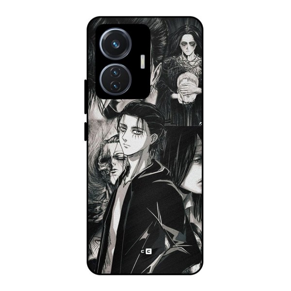 Eren Yeager Titan Metal Back Case for iQOO Z6 44W