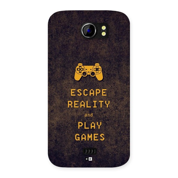 Escape Reality Back Case for Canvas 2 A110