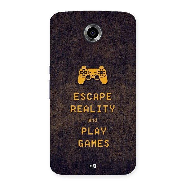 Escape Reality Back Case for Google Nexus 6