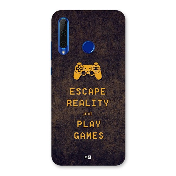 Escape Reality Back Case for Honor 20i