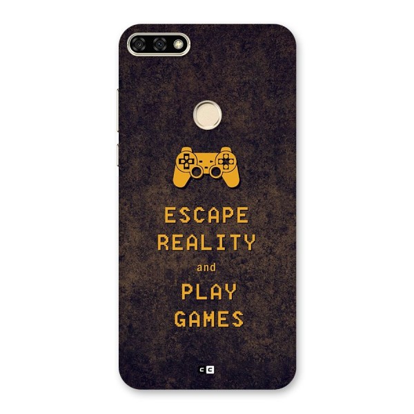 Escape Reality Back Case for Honor 7A