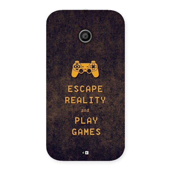 Escape Reality Back Case for Moto E