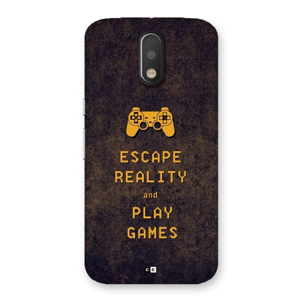 Escape Reality Back Case for Moto G4