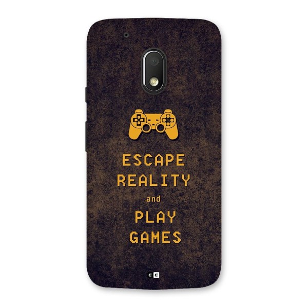 Escape Reality Back Case for Moto G4 Play