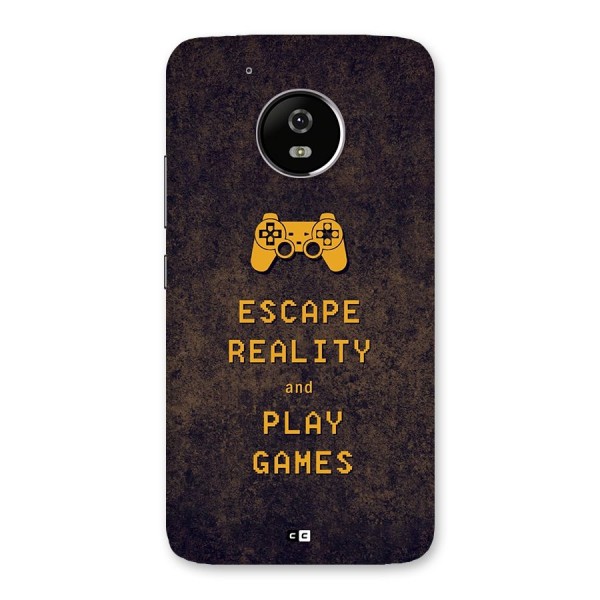 Escape Reality Back Case for Moto G5