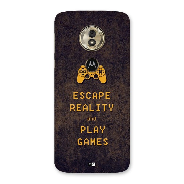 Escape Reality Back Case for Moto G6 Play