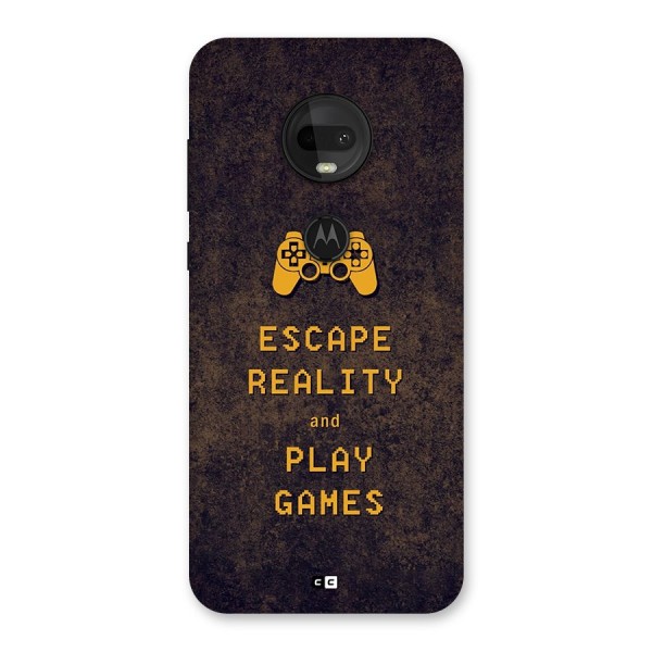 Escape Reality Back Case for Moto G7