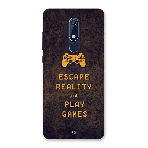 Escape Reality Back Case for Nokia 5.1