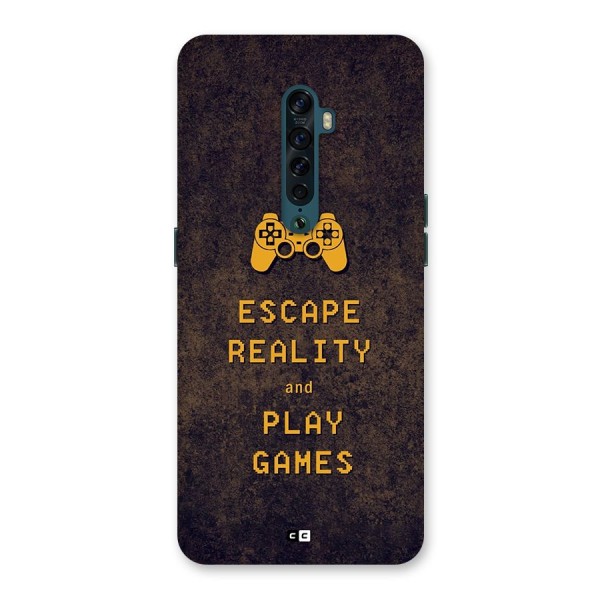 Escape Reality Back Case for Oppo Reno2