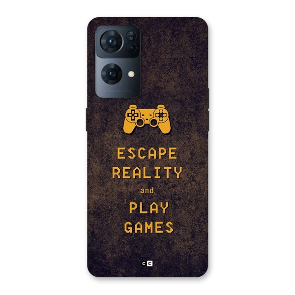 Escape Reality Back Case for Oppo Reno7 Pro 5G