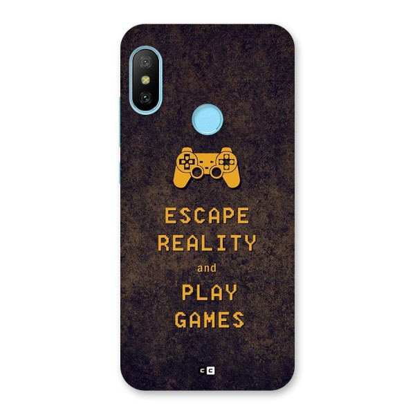 Escape Reality Back Case for Redmi 6 Pro