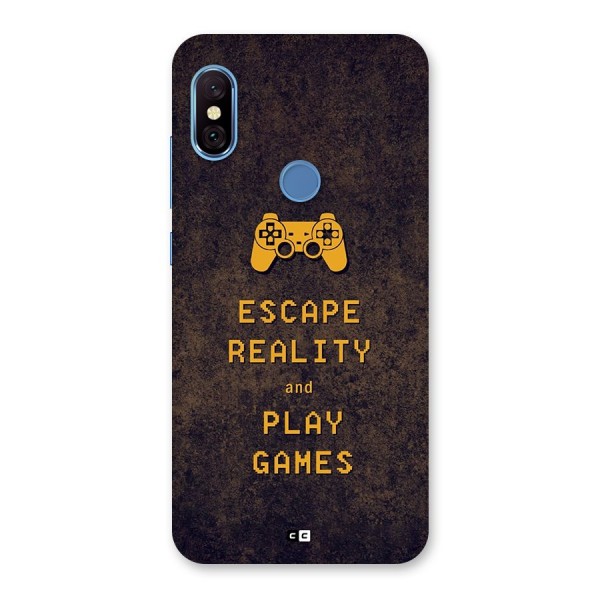 Escape Reality Back Case for Redmi Note 6 Pro