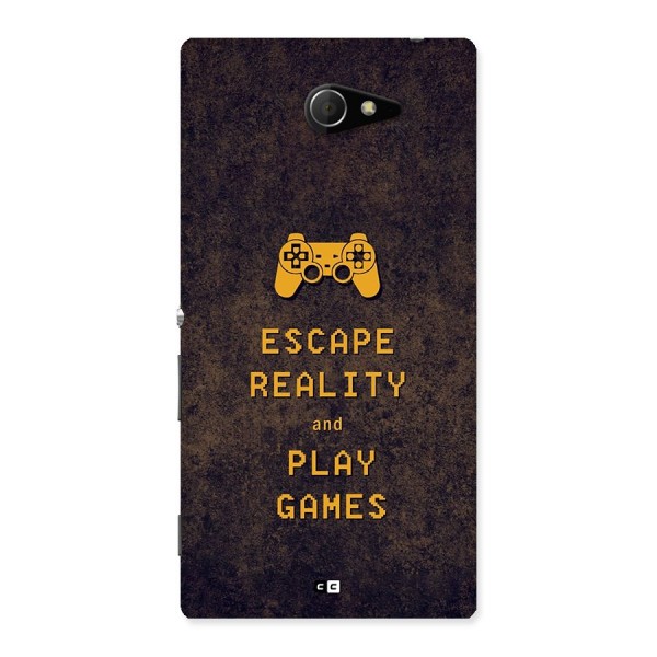 Escape Reality Back Case for Xperia M2