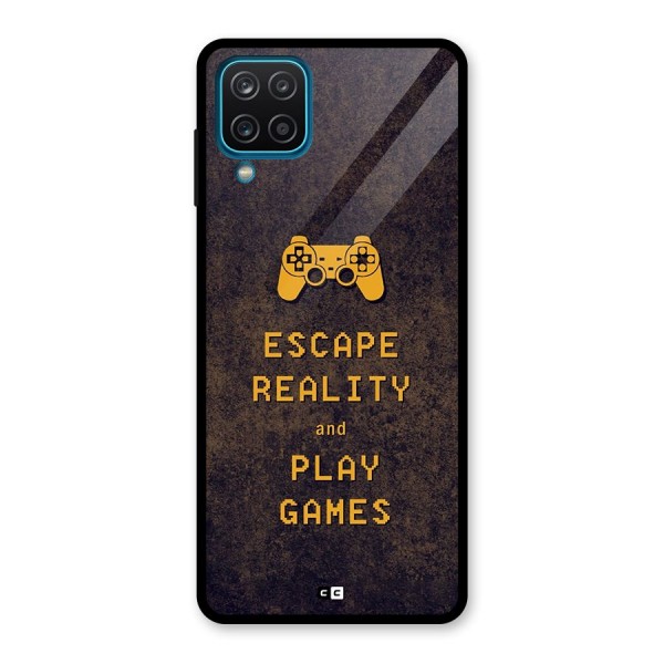 Escape Reality Glass Back Case for Galaxy A12