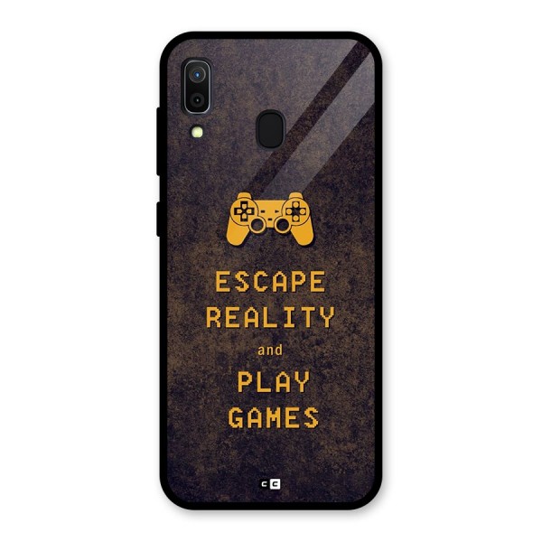 Escape Reality Glass Back Case for Galaxy A30