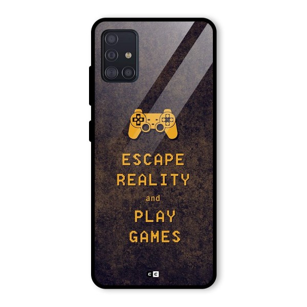 Escape Reality Glass Back Case for Galaxy A51