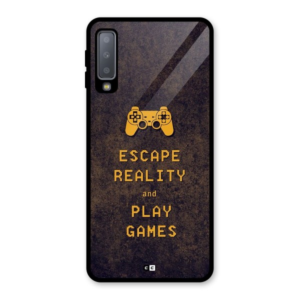 Escape Reality Glass Back Case for Galaxy A7 (2018)