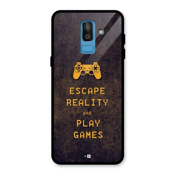 Escape Reality Glass Back Case for Galaxy J8